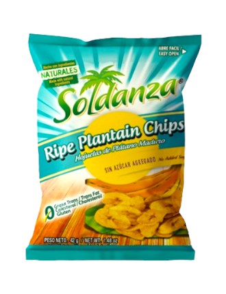 Soldanza Ripe Plantain Chips 42g