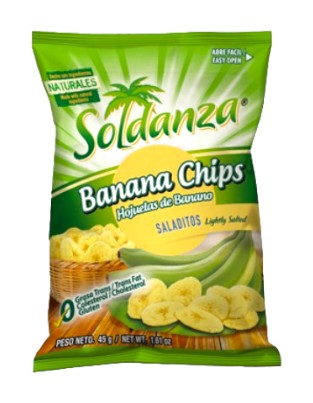 Soldanza Banana Chips 36g