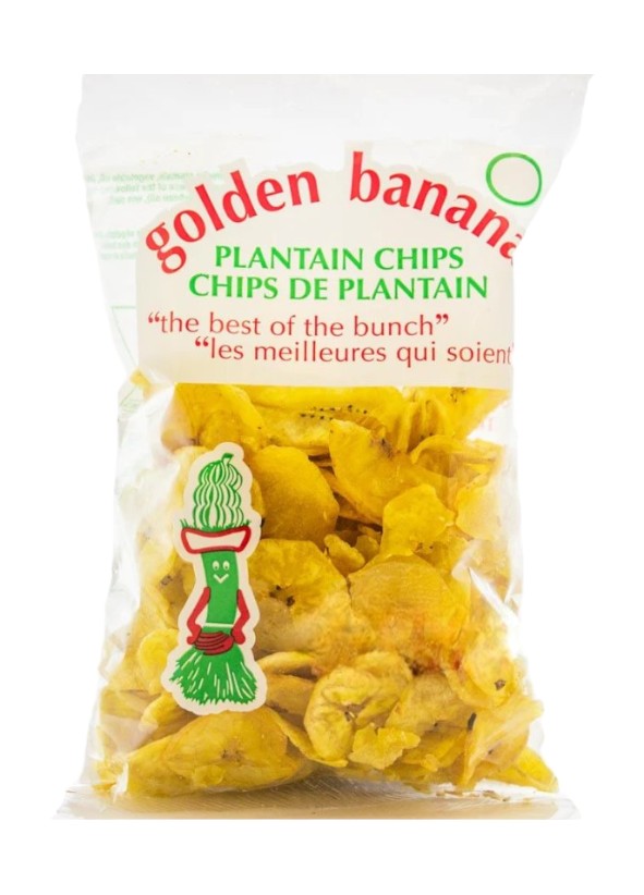 Golden Banana Plantain Chips 70g