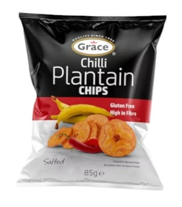 Grace Plantain Chips Chili 85g