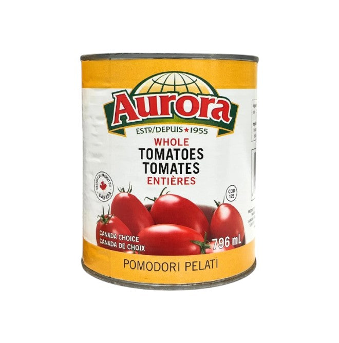 Aurora Tomatoes Canadian Plum  Whole 796ml