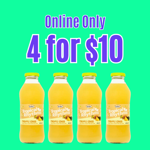 Tropical Rhythm Pineapple Ginger 473ml (4 Pack)