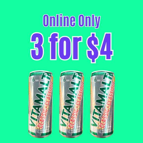 VitaMalt Classic 330ml Can (3 Pack)