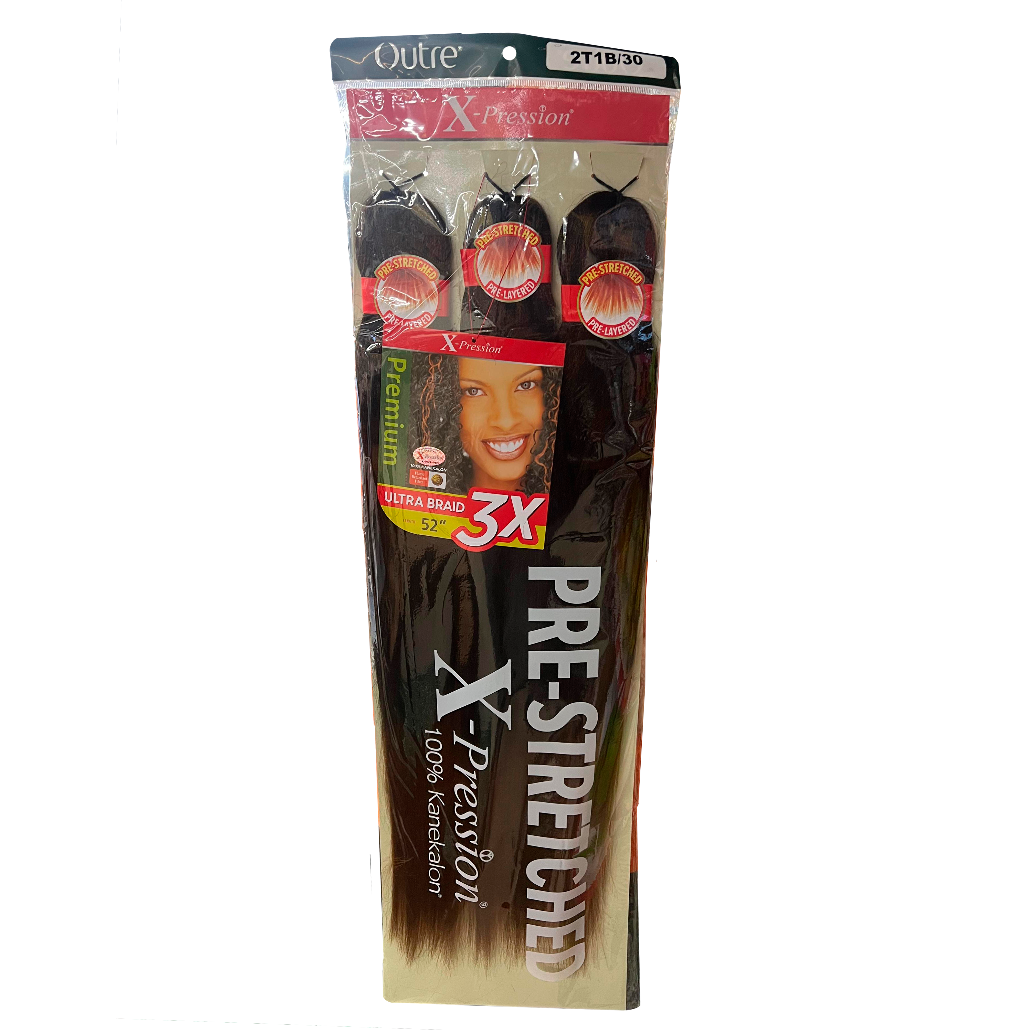 X-Pression Ultra Braids 52" 2T1B/30