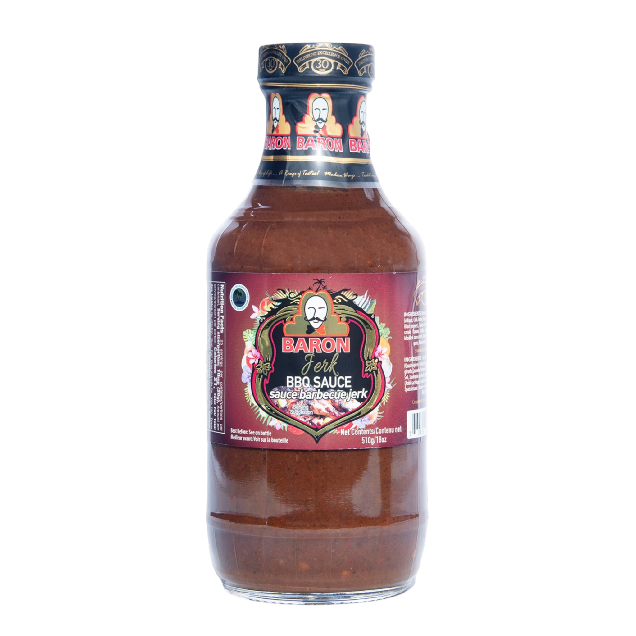 Baron BBQ Jerk Sauce 510g