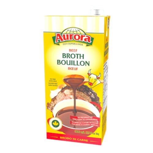 Aurora Broth Beef 900 ml