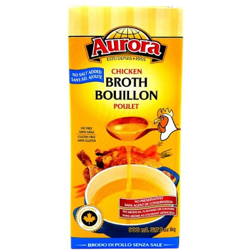 Aurora Broth Chicken No Salt  900 ml