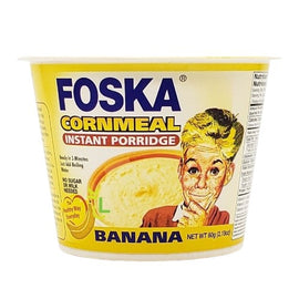 Foska Instant Porridge Cornmeal Banana 60g