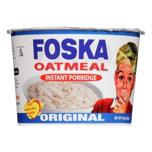 Foska Instant Porridge Oatmeal Orginal 74g