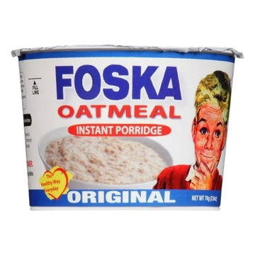 Foska Instant Porridge Oatmeal Orginal 74g