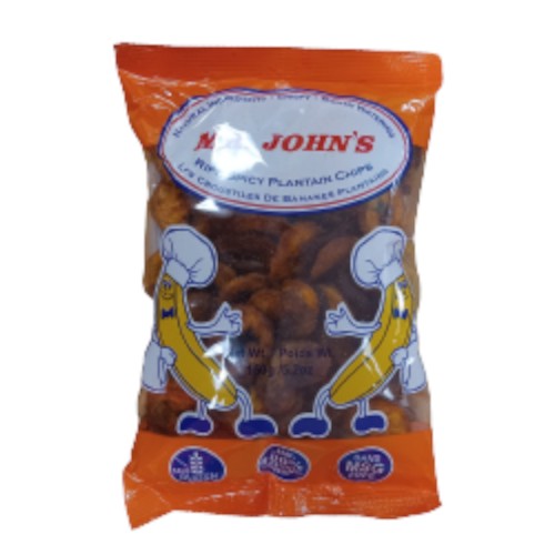 Mr. John Ripe & Spicy Plantain Chips 300g