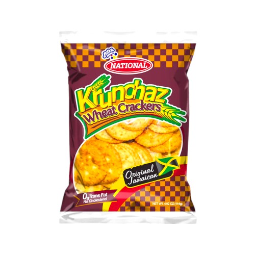 National Krunchaz Wheat Crackers 114g